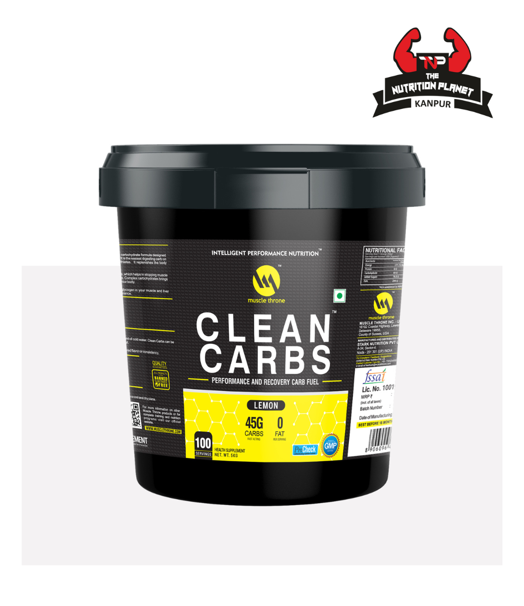 Muscle Throne CLEAN CARBS – 5KG